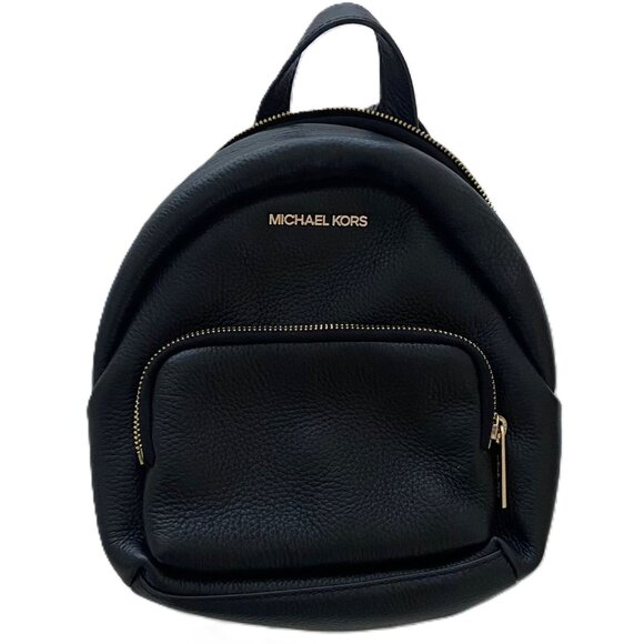 Michael Kors Handbags - Michael Kors Black 100% Leather Mini Backpack